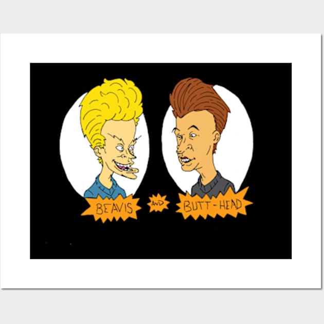 Beavis & Butt-Head Wall Art by AustinLBrooksART